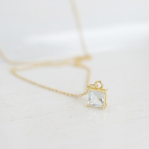 SQUARE　AQUAMARINE　K14GF