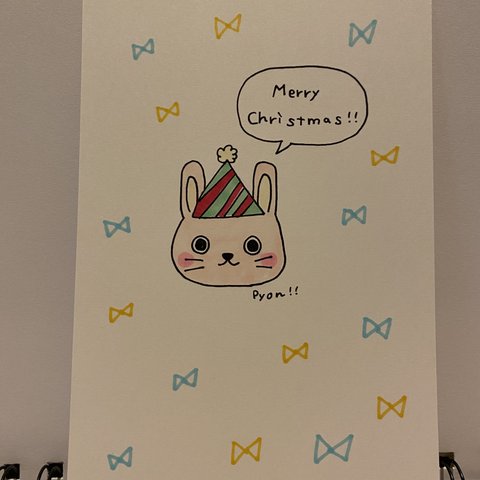 ②うさぎサンタ🎄