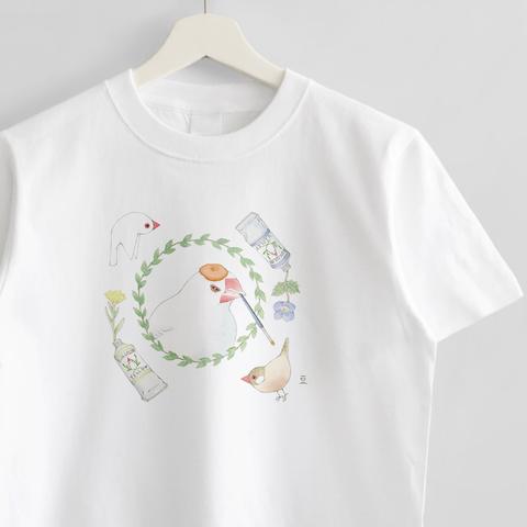 Tシャツ（文鳥院まめぞう / 私の世界）