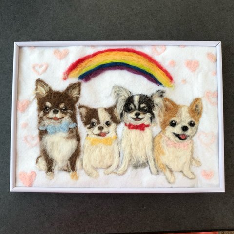 愛犬似顔絵刺繍　チワワ