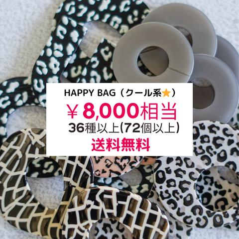 【8,000円相当】 HAPPY BAG//2024 数量限定 クール系 アクセサリーパーツ ハンドメイドパーツ 1ペア24種類以上 H-02