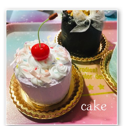 お一人様cake♡スクイーズ