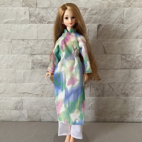 ＊27cmドール服＊　アオザイ