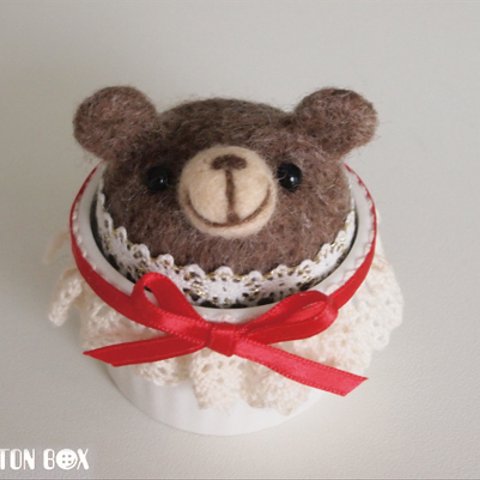 【sold out】チョコクマのココット　★03★