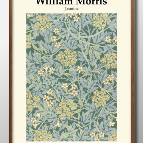 1-7538■ポスター　絵画　インテリア　A3サイズ　『ウィリアム・モリス』イラスト　アート　北欧