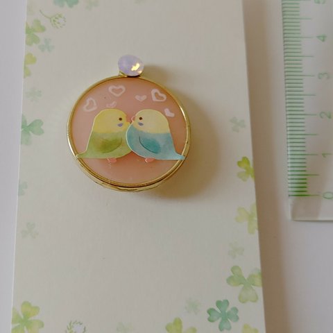 【ハンドメイド】セキセイインコ ポニーフック