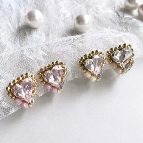 stylish Heart イヤリング／ピアス　