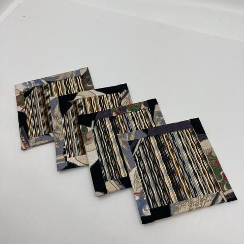 ジオ畳柄のコースター4枚組　　22-50