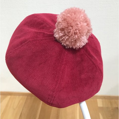 【52センチ】コーデュロイベレー帽