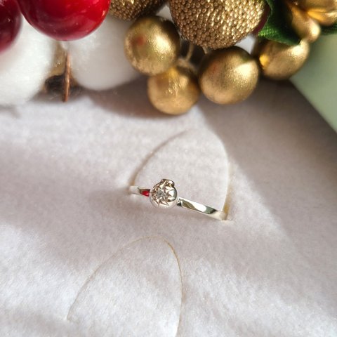 【Noel✧】ornament RING / SV925 / クリスマス✧オーナメントのリング≪送料無料≫