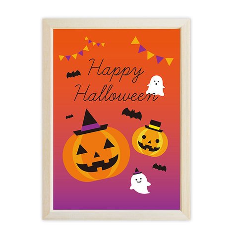 ハロウィン　Halloween　ポスター　季節ポスター