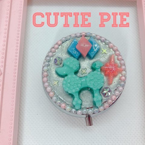 50s プードル  ピルケース　レジン