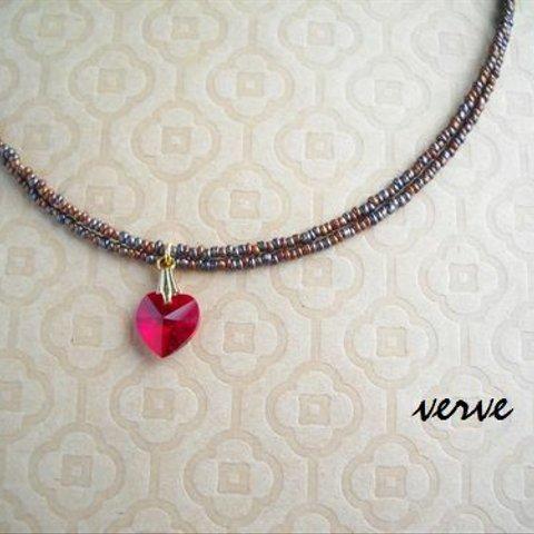 rosso cuore necklace