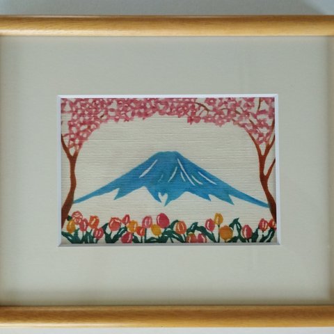富岳八景　～桜とチューリップ～