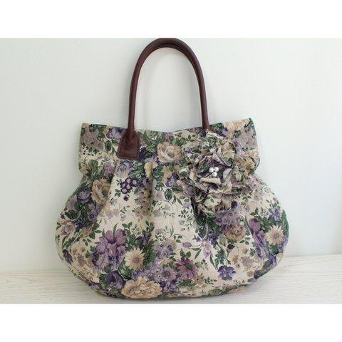 Romantic Floral Bag（ブーケ・パープル&グリーン系）