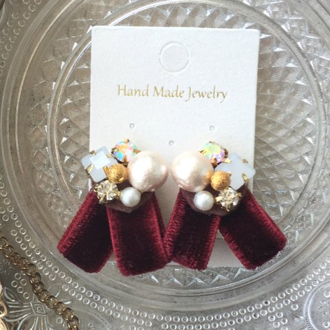 Velour bijou  earring