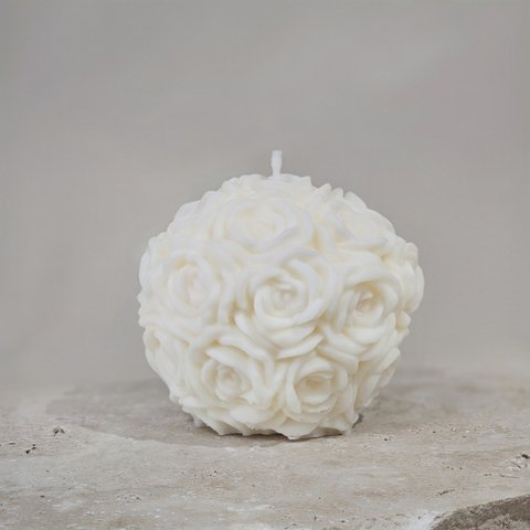 Rose Ball Candle