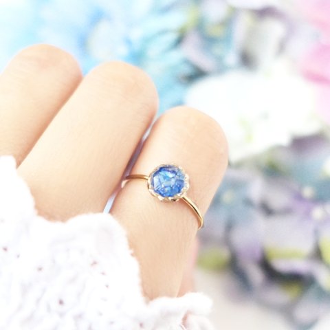 ◆ ◌小さな宇宙💫◌シェルリング【指輪/リング】◆