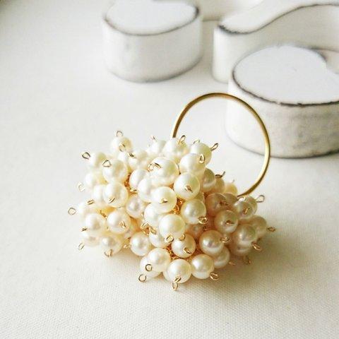 14kgf♡AAA volume pearl ring #13