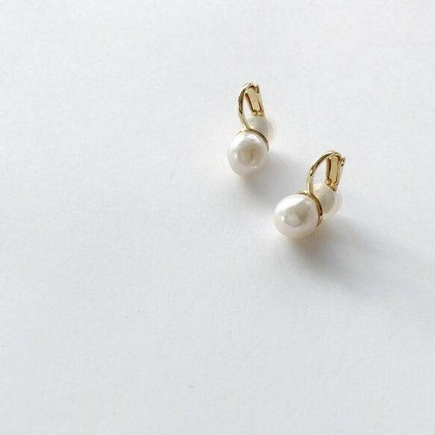 あこや真珠：baroque pearl earring