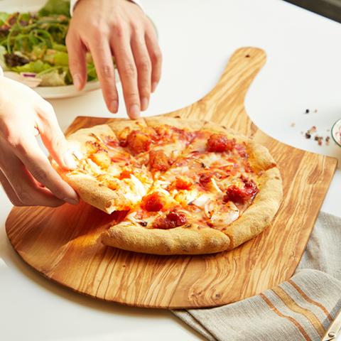 木実木ピザ 板パン板木質トレイハイエンド家庭用ステーキ板洋食盛り