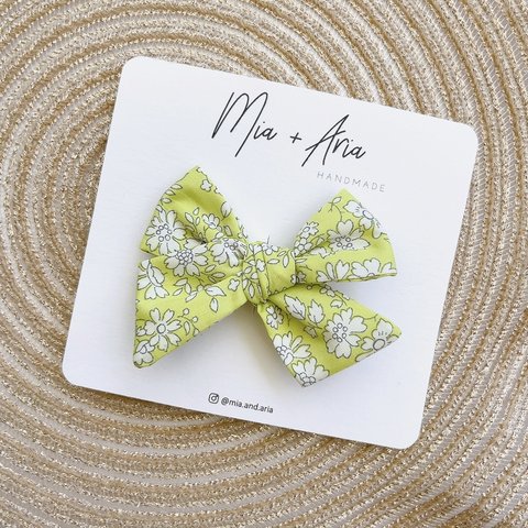 MIA へアクリップ - Capel, Lime Green-