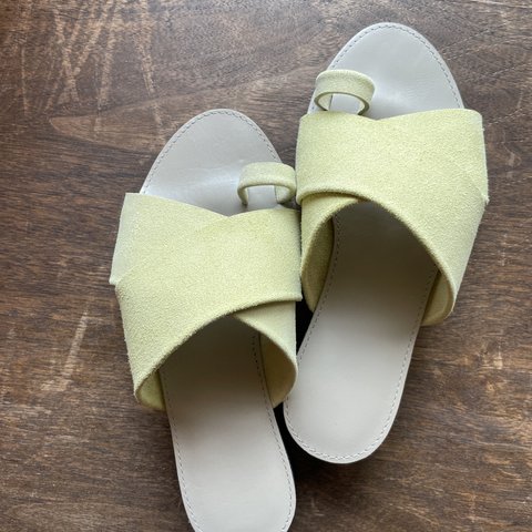 new!【'23サマー】cross sandals ver.lemon /クロスサンダル＊レモン