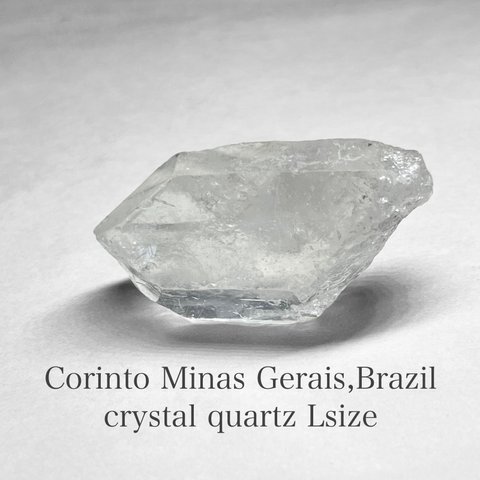 Corinto Minas Gerais crystal：self healed・stration / ミナスジェライス州コリント産水晶L - 17：セルフヒールド ・ストレーション