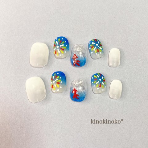 夏祭りnail