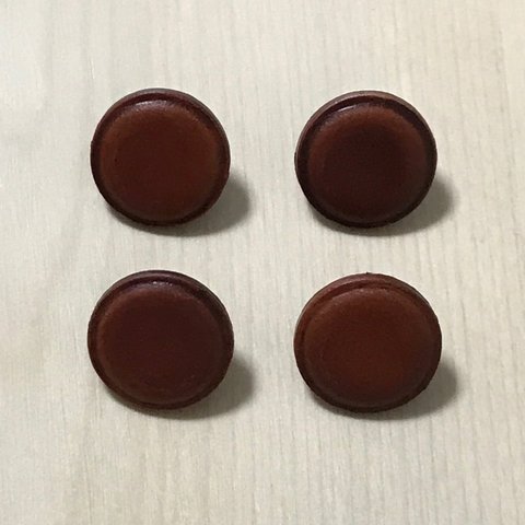 ANTIQUE BROWN ROUND BUTTON CABOCHONS PARTS