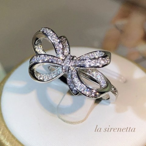 受注製作 ＊  decoration ribbon ring