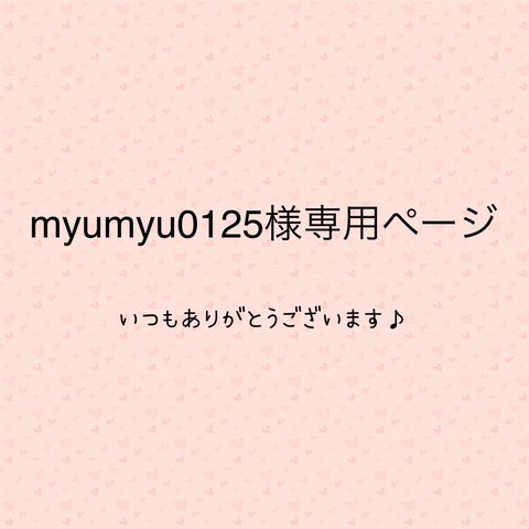 myumyu0125様専用ページ