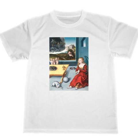 ルーカス・クラナッハ　ドライ　Tシャツ　名画　絵画　アート　グッズ　クラナハ　メランコリー　クラーナハ