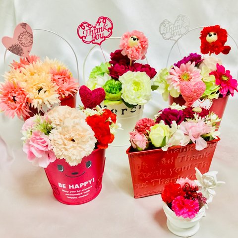 お得プライス😃母の日アレンジメント（5タイプ）♥️💕💐