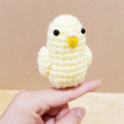 ＊再販＊『にぎころ♡インコ』（イエロー）