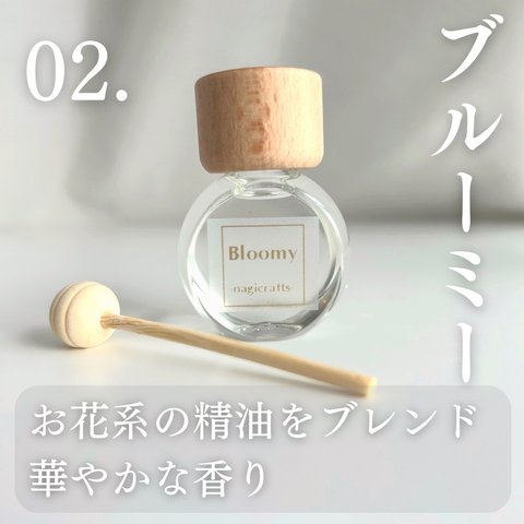 【車用】アロマディフューザー/アロマフレグランス/芳香剤/Bloomy