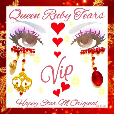 ❤VIP品★Queen Ruby Tears★partyまつげ クィーン ルビー ティアーズ★送無料●即買不可