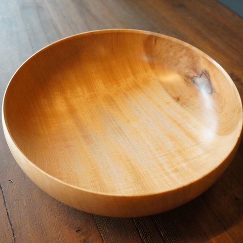【木　皿　木製　食器　カレー皿】#181 トチ