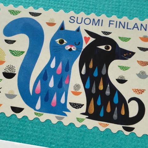 ちいさなartmuseum　FINLAND　stamp　2set