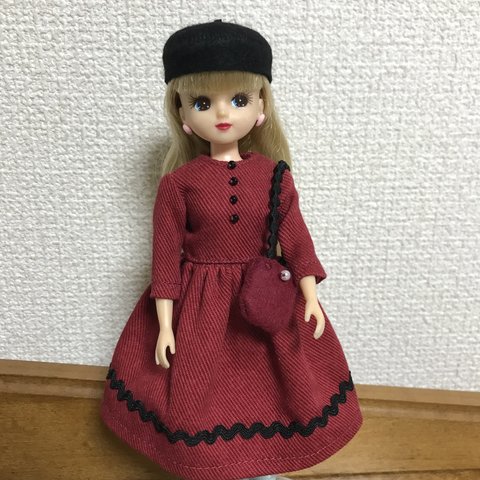 リカちゃんの洋服&ベレー帽