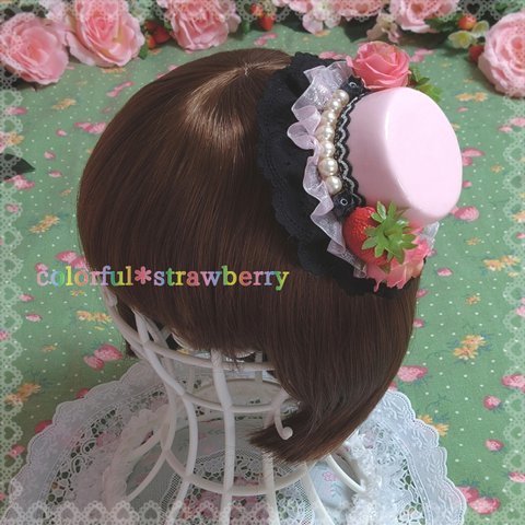 colorful＊strawberry／sweet syndrome ミニハット