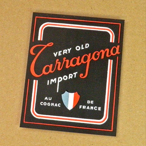 1枚/ Vintage ラベル Vol. 13（Carragona Old French Liquor）DA-LA013