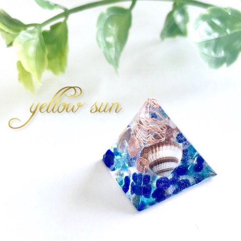 【癒しと浄化】小さな海のオルゴナイト/水晶/天然石/パワーストーン