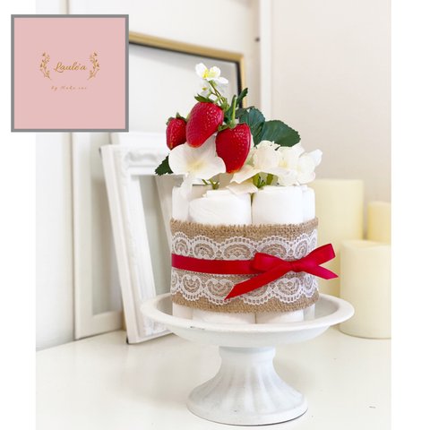 大切な家族であるペットへの贈り物に♡ペットシーツケーキ♡〜strawberry shortcake〜🍓