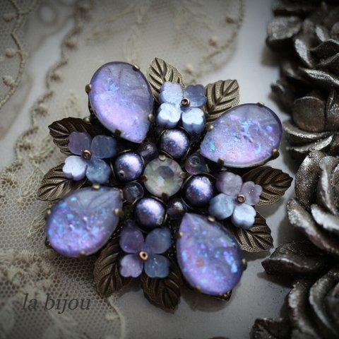 紫陽花の魔女　ブローチ