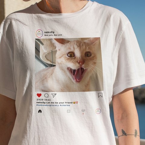 うちの子 SNS Tシャツ │犬 猫 ペット