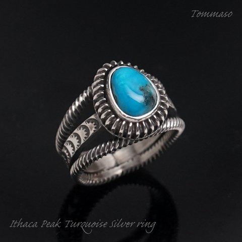 イサカピークターコイズ リング Ithaca Peak Turquoise Silver Ring