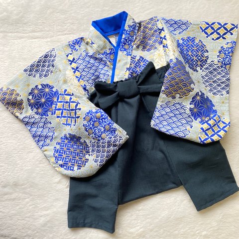 ✴︎完成品✴︎ベビー着物と袴風サルエルパンツ