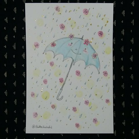 【 原画絵はがき_111 】☔💠