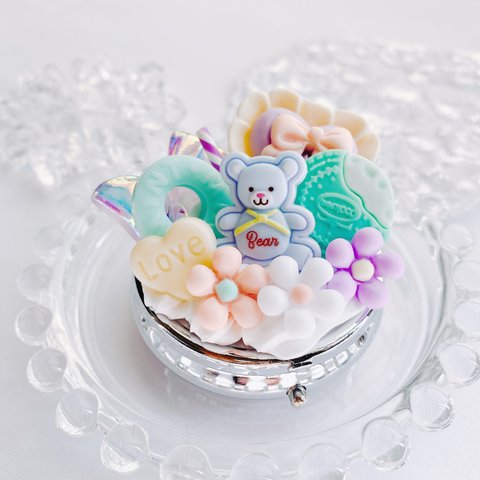 pastel  bear ピルケース　スイーツデコ　